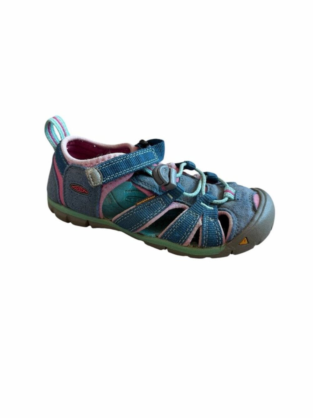 KEEN Kids Newport H2 Sandal Single Right Shoe Size 12 US Blue Pink AMPUTEE ONLY